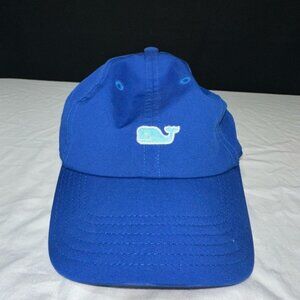 Unisex OSFM Blue and Green Embroidedered Whale Logo Hat - Vineyard Vines